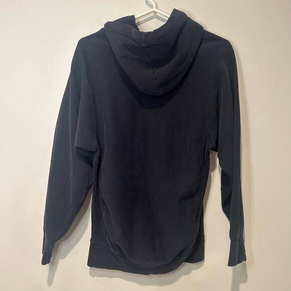 Vtg Utah State University Aggies‎ Navy Hooded Sweatshirt XS Cozy Hoodie MV Sport - Picture 4 of 8